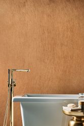 Fotografía: Revestimiento de pared impermeable. Se instala en un día sobre los azulejos existentes.